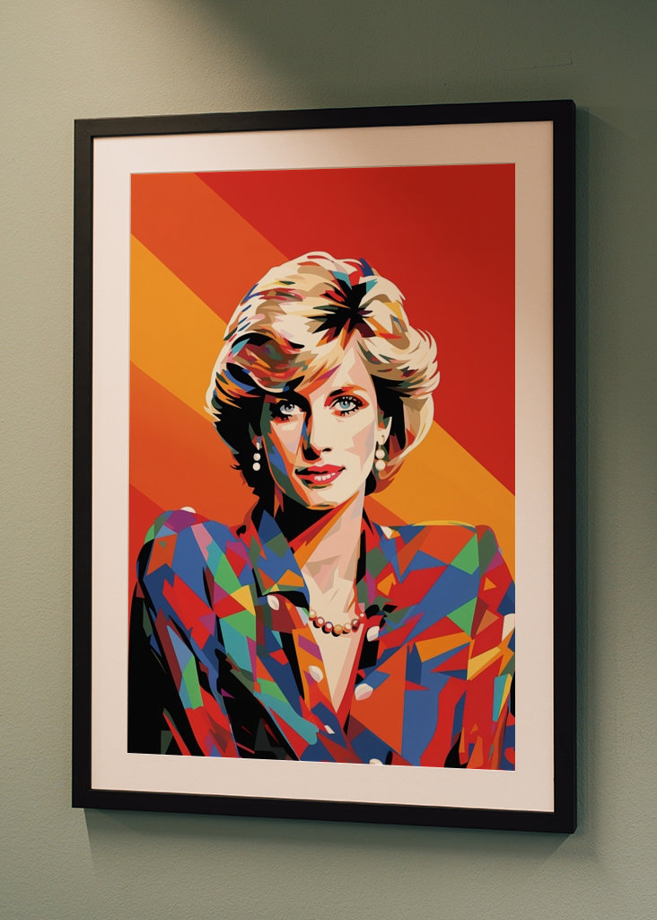 Prinzessin Diana Pop Art