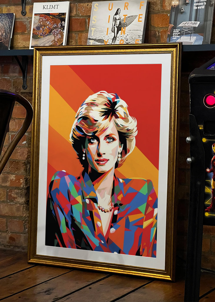 Prinzessin Diana Pop Art