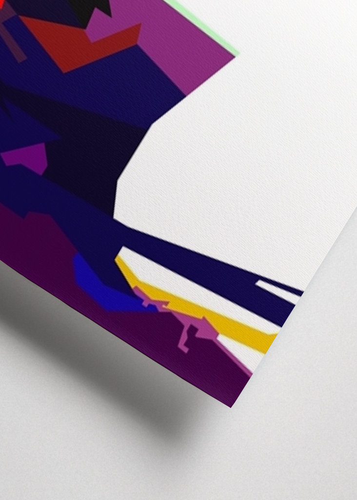 Thom Yorke Pop Art WPAP