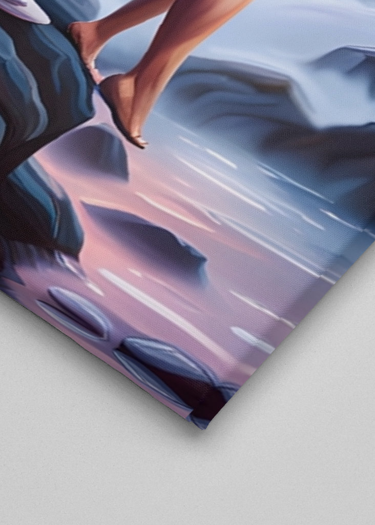 A glass of wine in the sunset