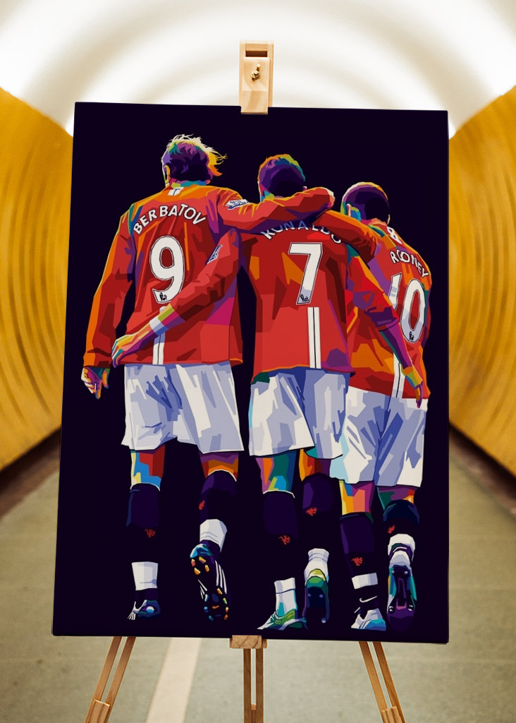 C. Ronaldo Rooney Berbatov MUFC