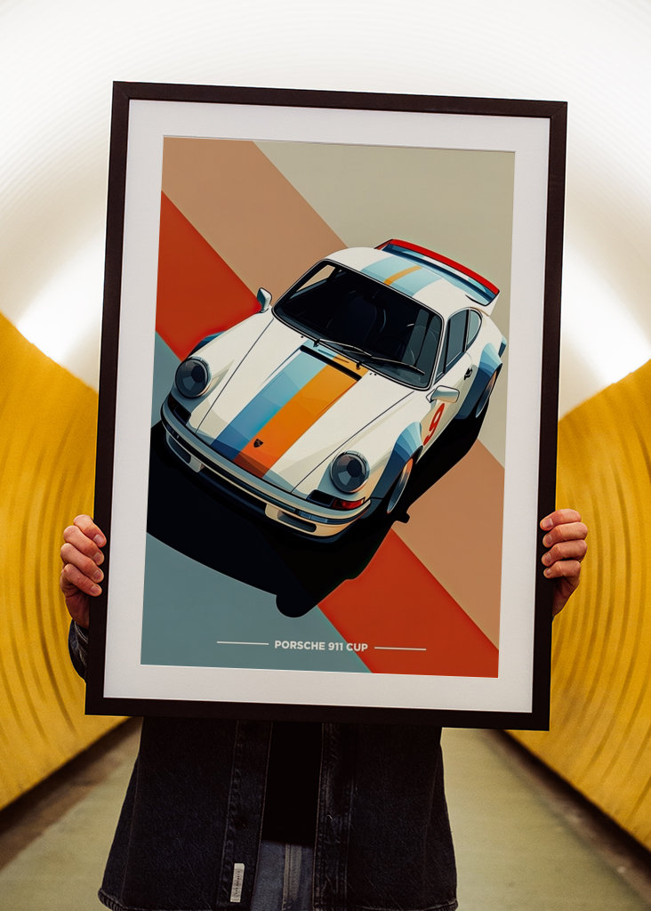 Porsche 911 Cup Car Retro