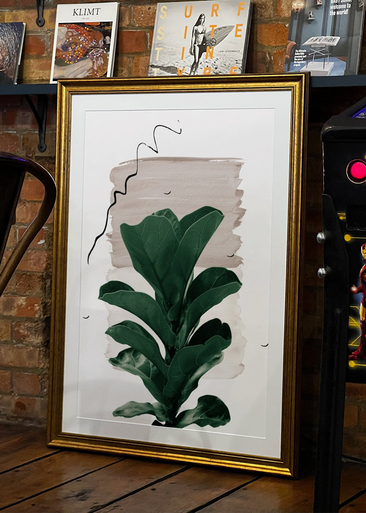 Viulunlehti abstrakti Naturelle