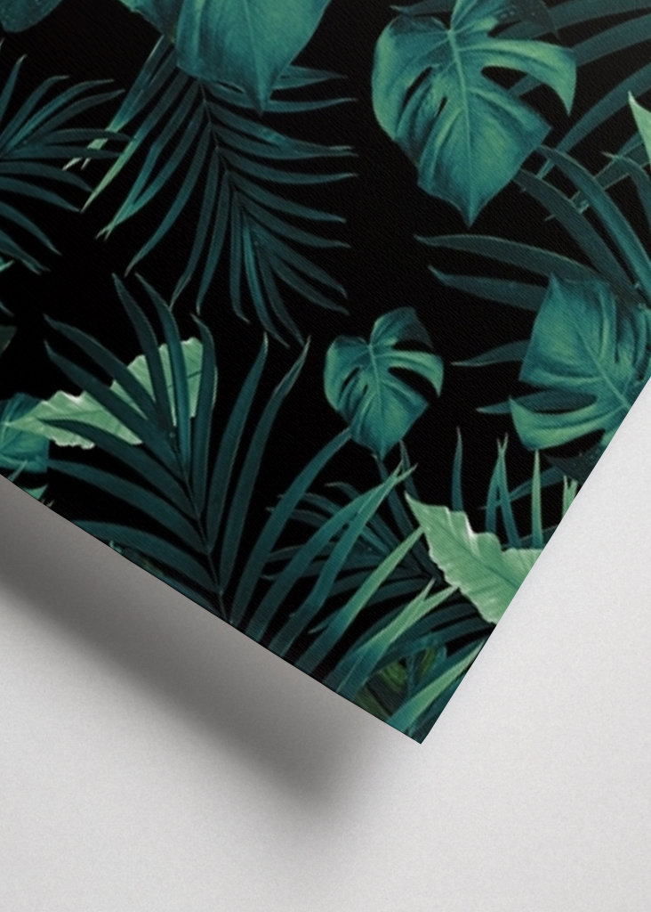 Tropiska djungelnattblad 