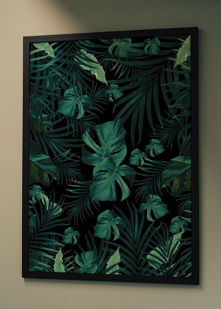 Tropiska djungelnattblad 