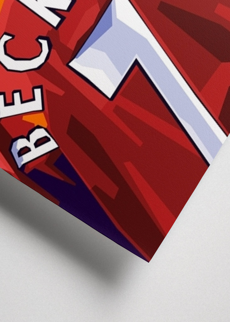 David Beckham Wpap Pop Art