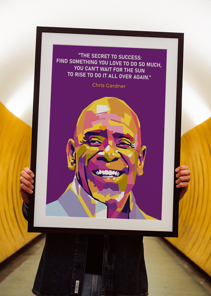 Chris Gardner Success Quote