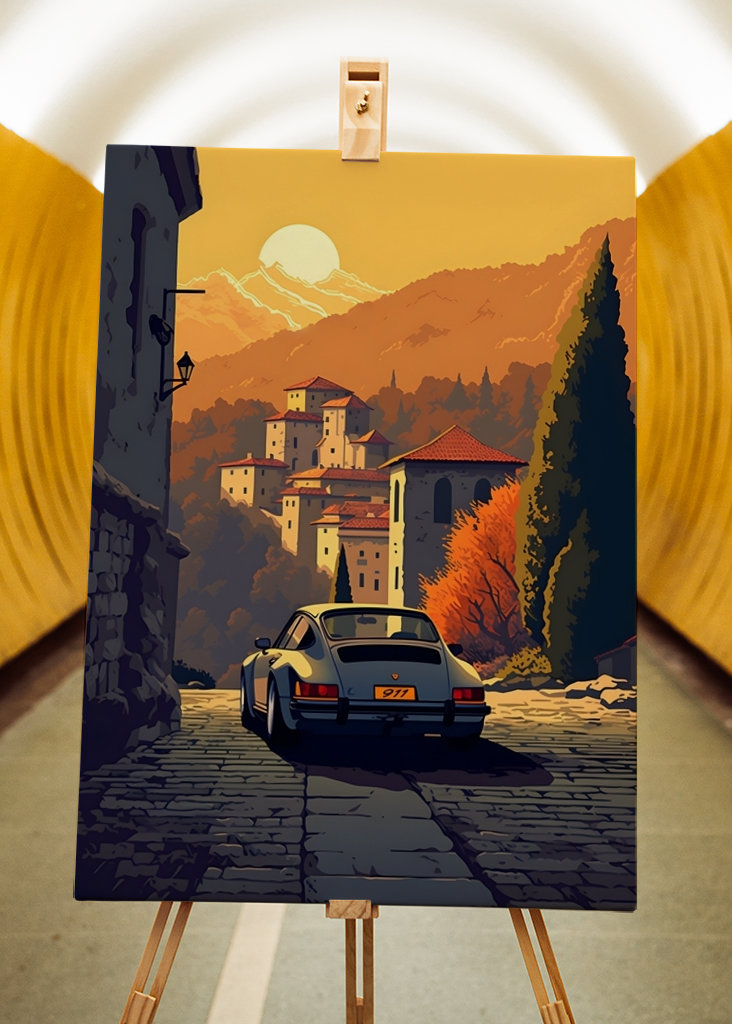 Classic Porsche 911 Sunset