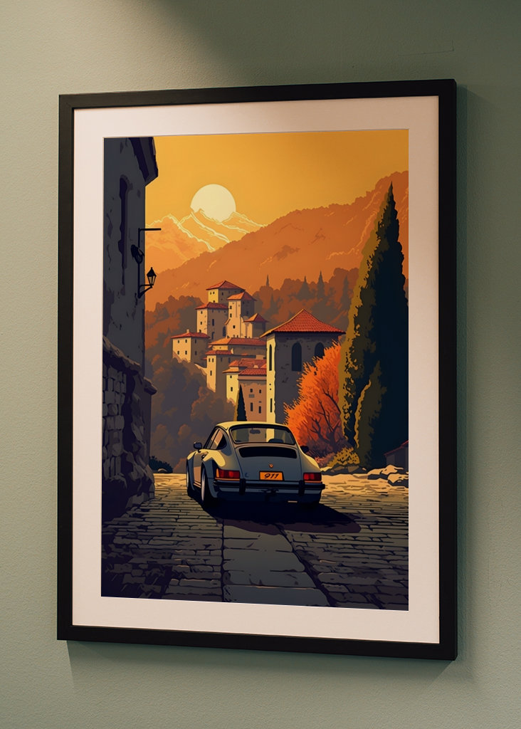 Classic Porsche 911 Sunset