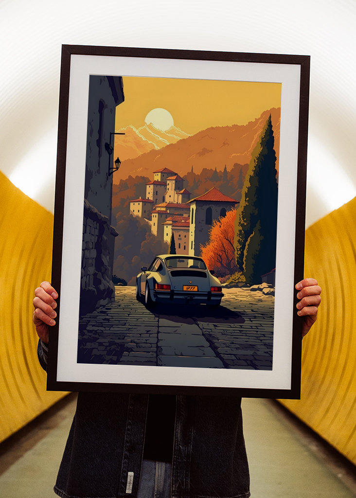 Classic Porsche 911 Sunset