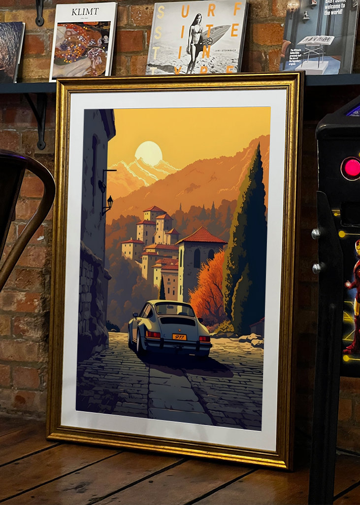 Classic Porsche 911 Sunset