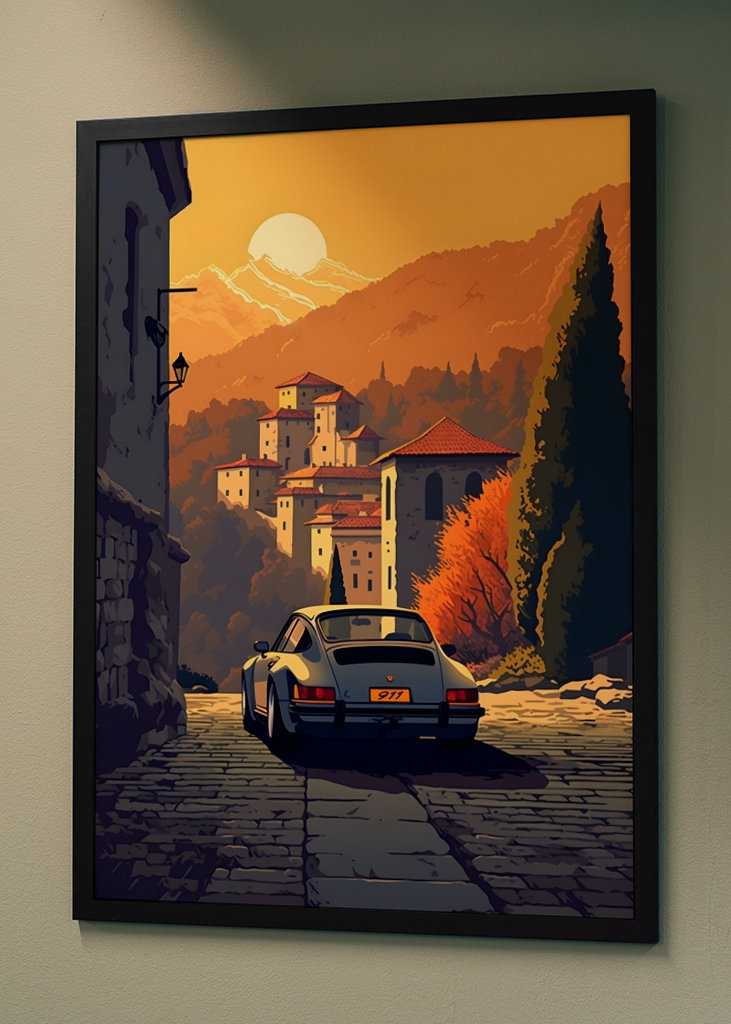 Classic Porsche 911 Sunset