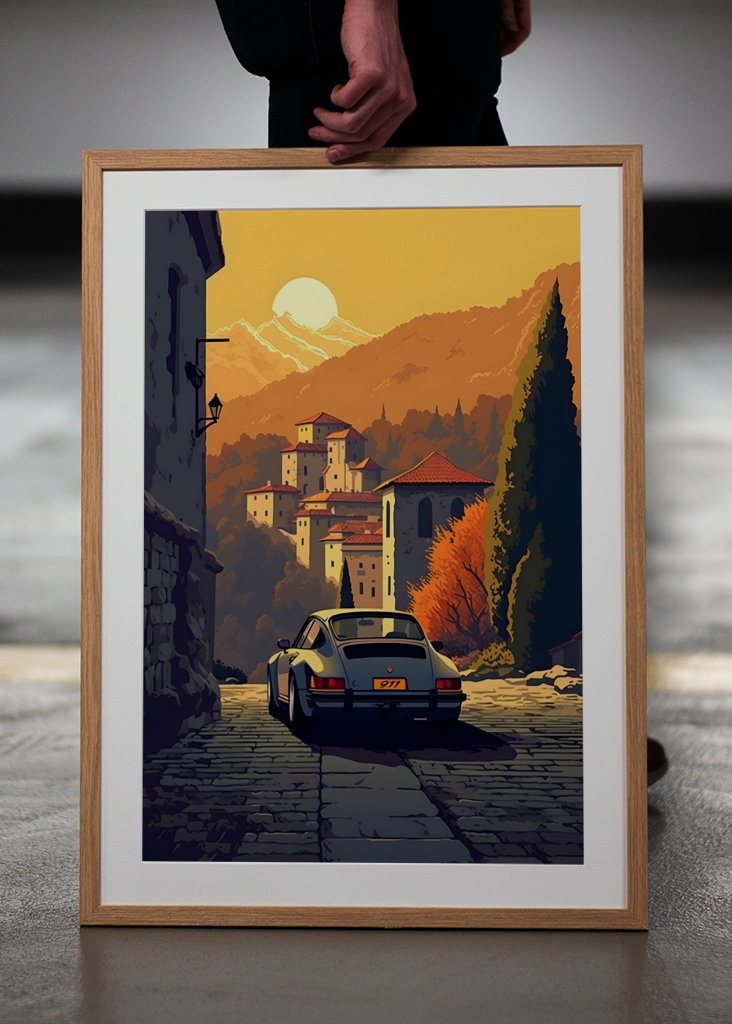 Classic Porsche 911 Sunset