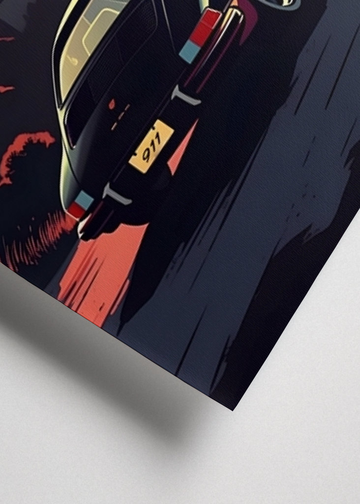 Porsche 911 Italian Landscape