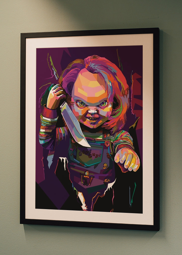 Děsivá panenka Chucky Pop Art