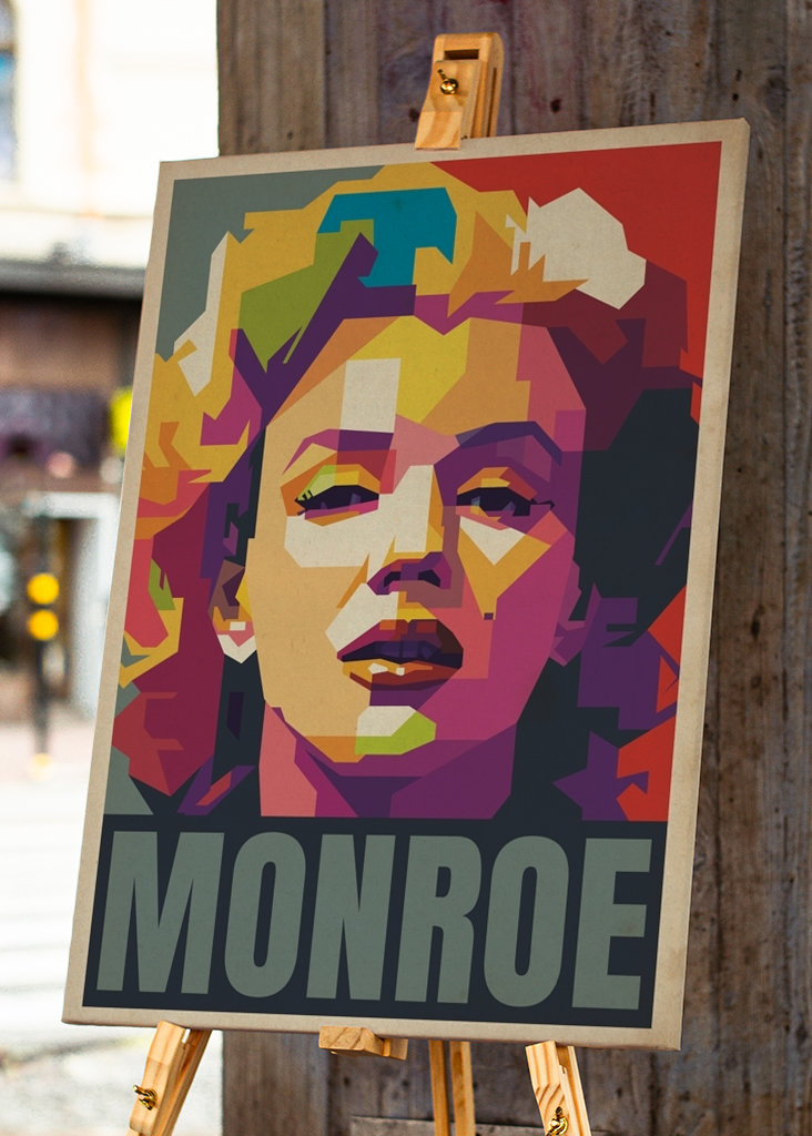 Marilyn Monroe Retro Pop Art