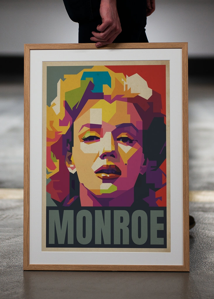 Marilyn Monroe Retro Pop Art