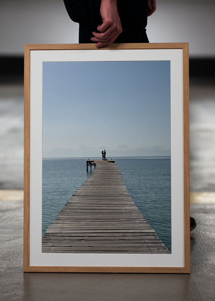 A couple on a jetty