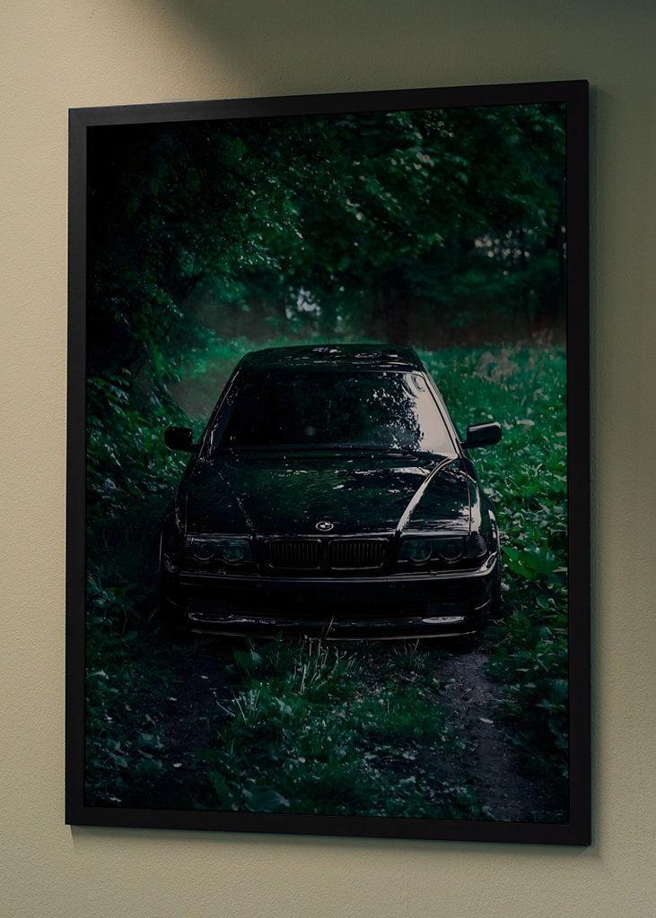 BMW e38 plakaty & art prints autorstwa Ford Art - Printler