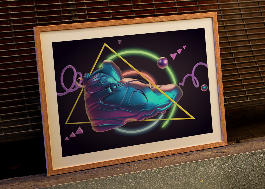 retro basketball sko