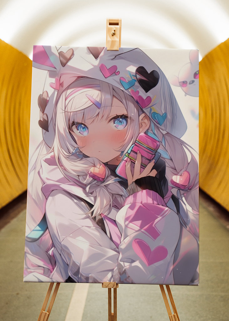 Słodkie Anime Różowa Miłość