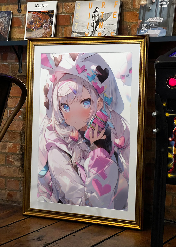 Słodkie Anime Różowa Miłość