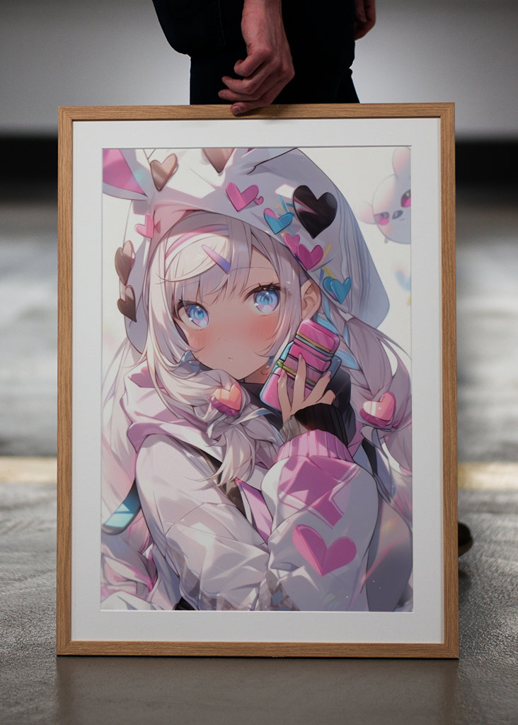 Słodkie Anime Różowa Miłość