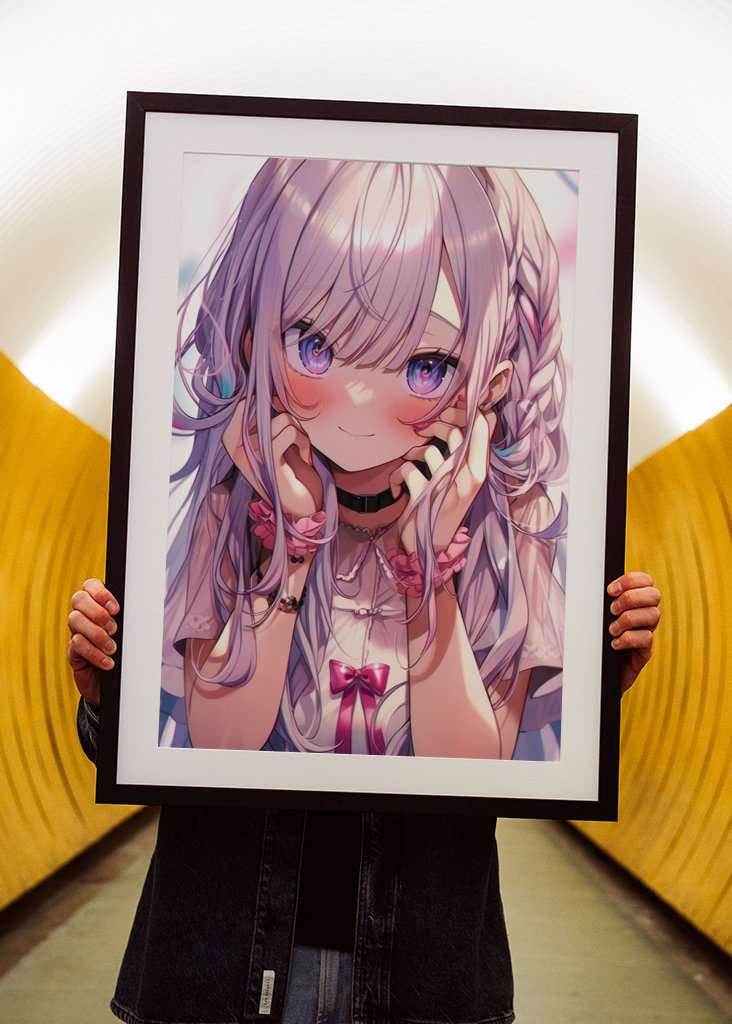 Cute Anime Girl Posters & Prints By Anime Sekai - Printler