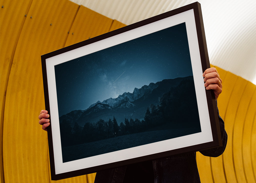 Nachthimmel Milchstraße Sterne