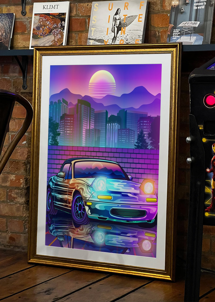 Mazda MX5 Miata Synthwave