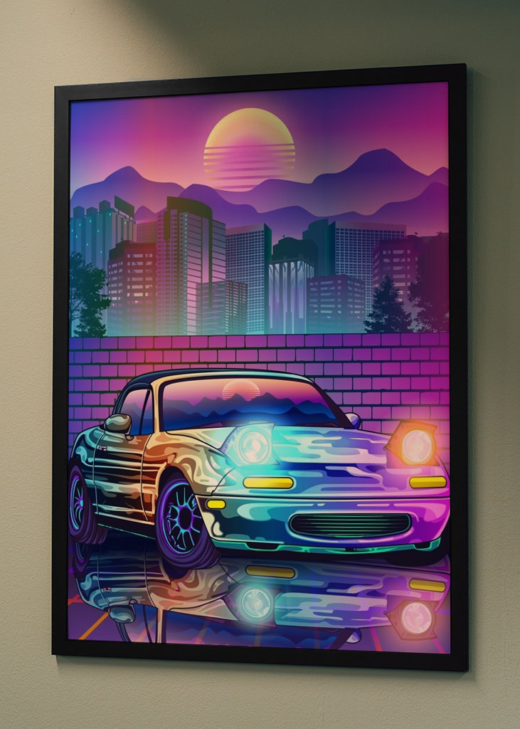 Mazda MX5 Miata Synthwave