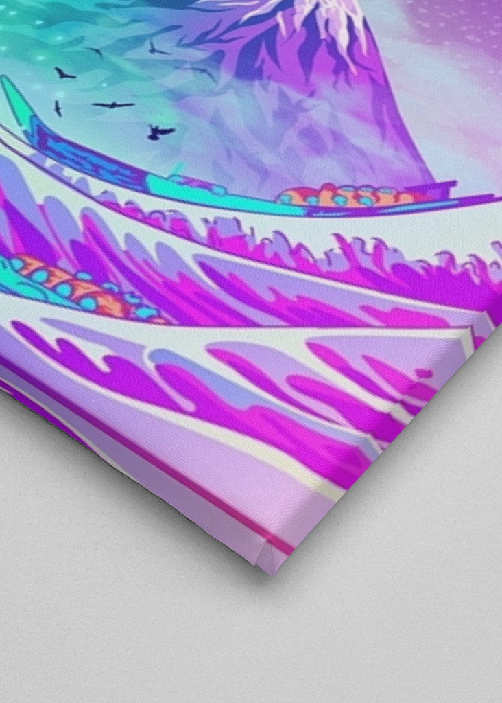 GREAT WAVE off KANAGAWA AURORA