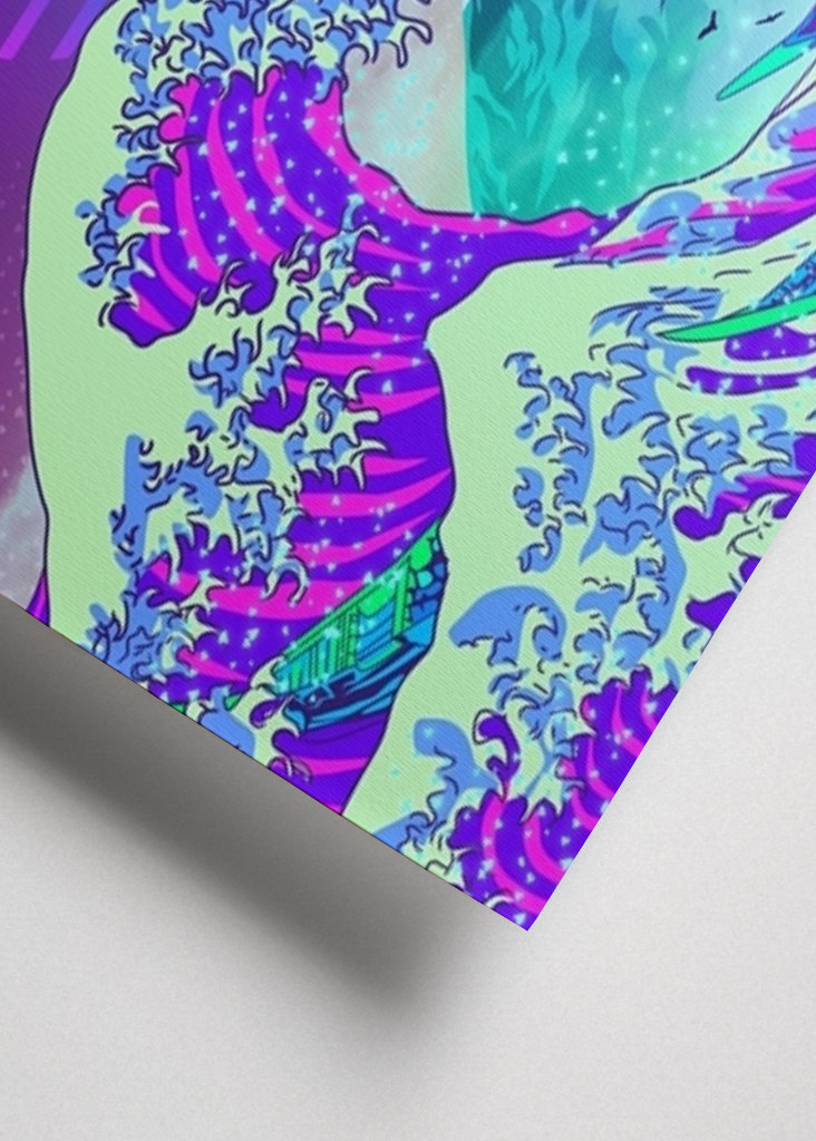 GREAT WAVE off KANAGAWA AURORA