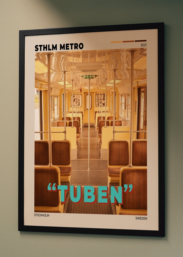 Stockholm Metro 'tuben'