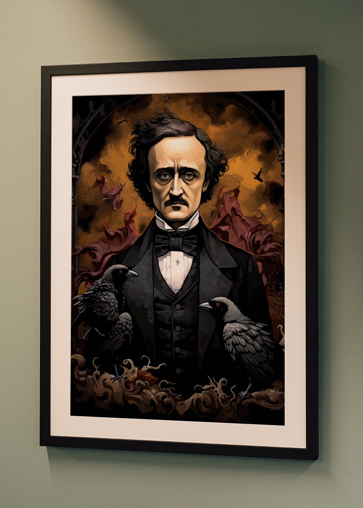 EDGAR ALLAN POE por Uposter