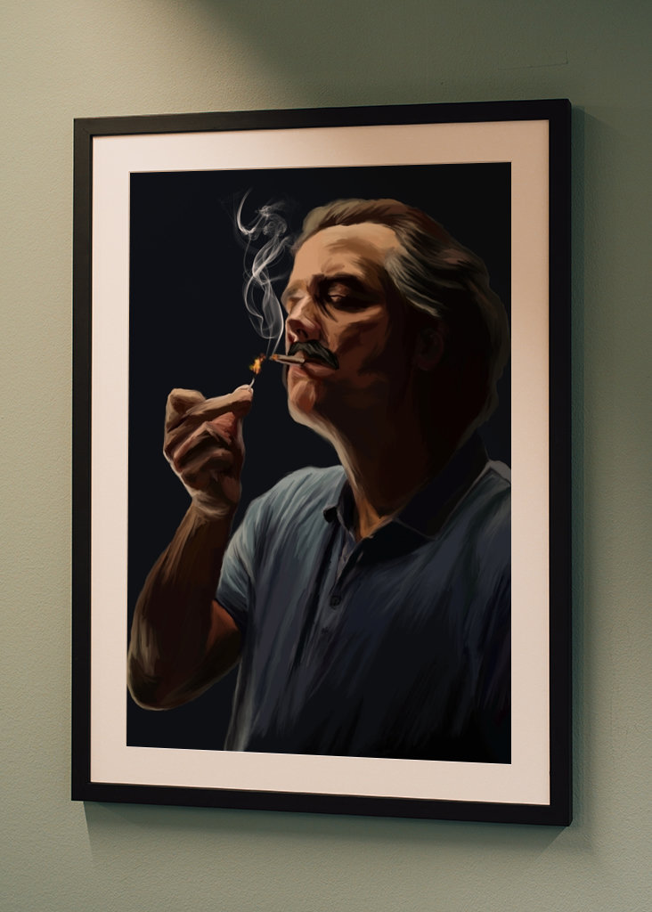 Pintura de Pablo Escobar 