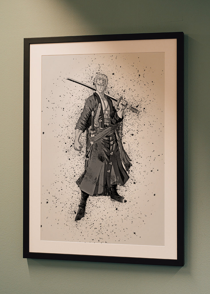 RORONOA ZORO RESKETCH ART