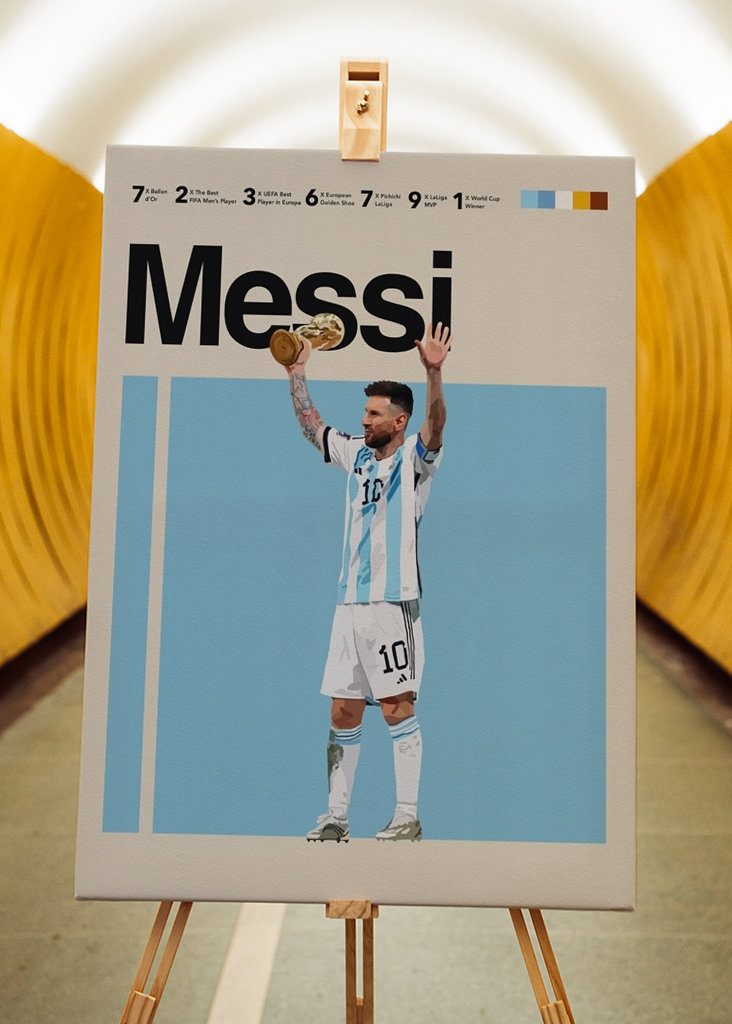 Messi Minimalistický