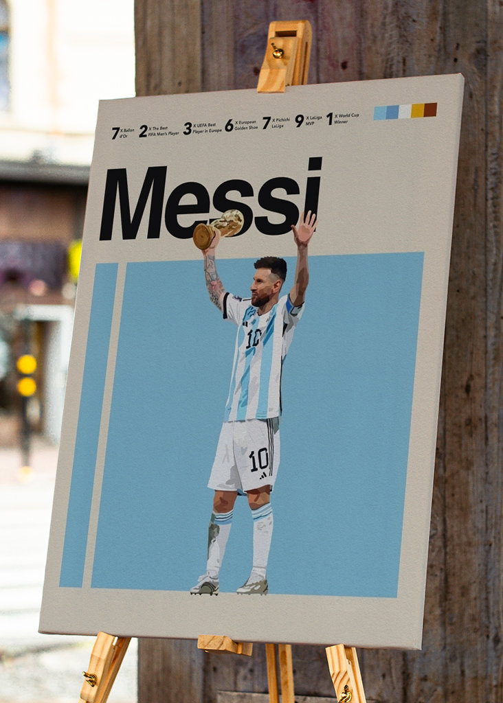 Messi Minimalistický