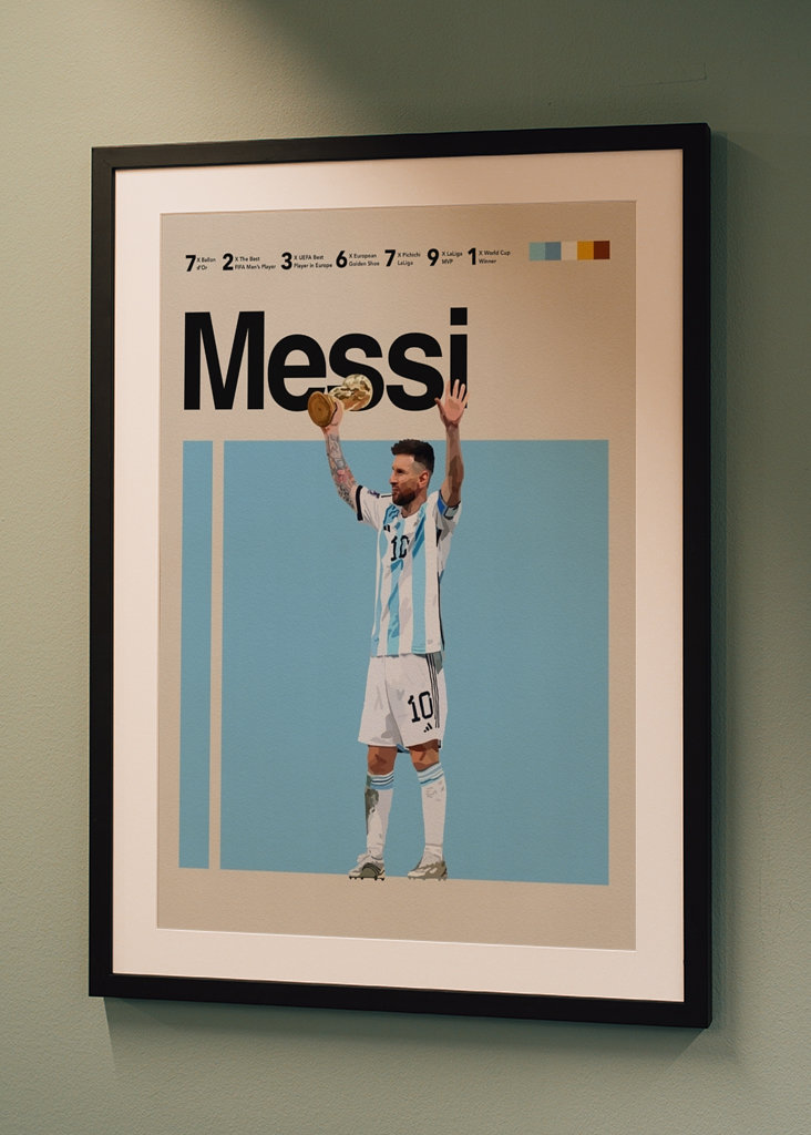 Messi Minimalistický