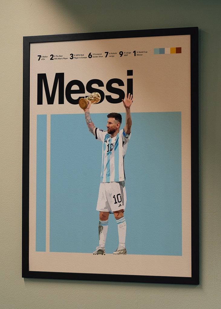 Messi Minimalistický