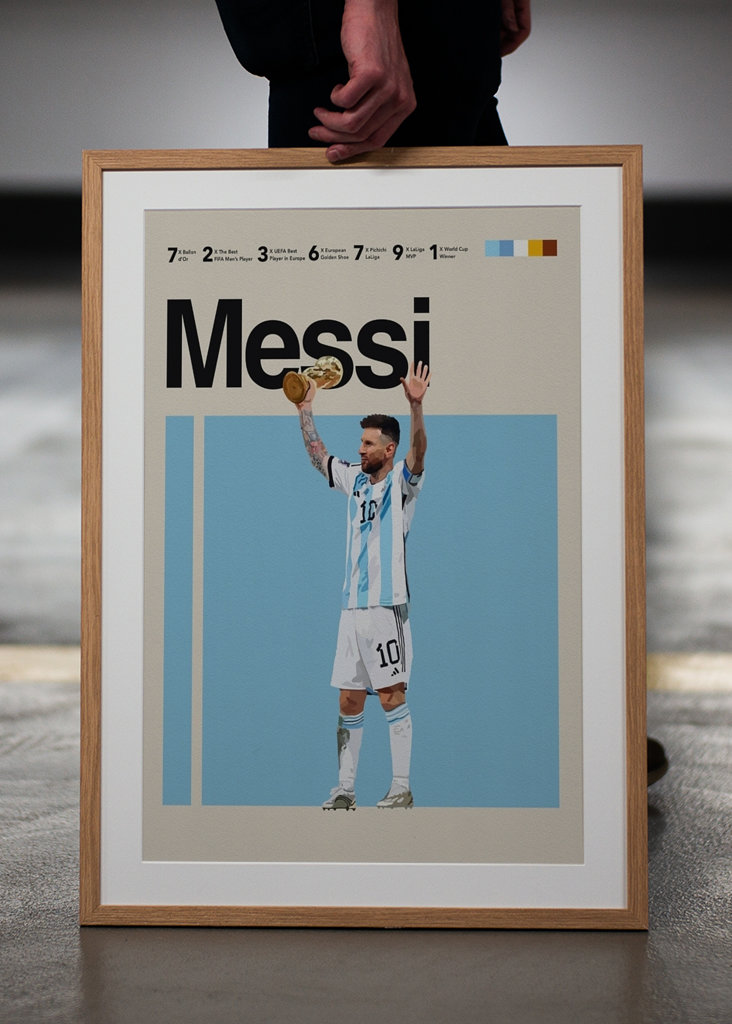 Messi Minimalistický