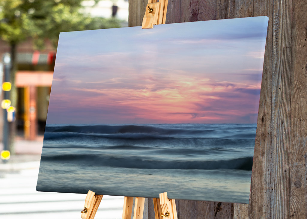 Seelandscape with sunset