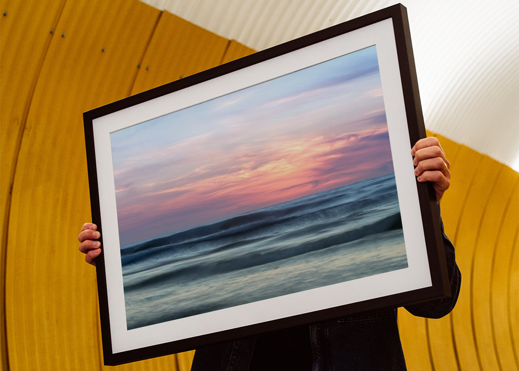 Seelandscape with sunset