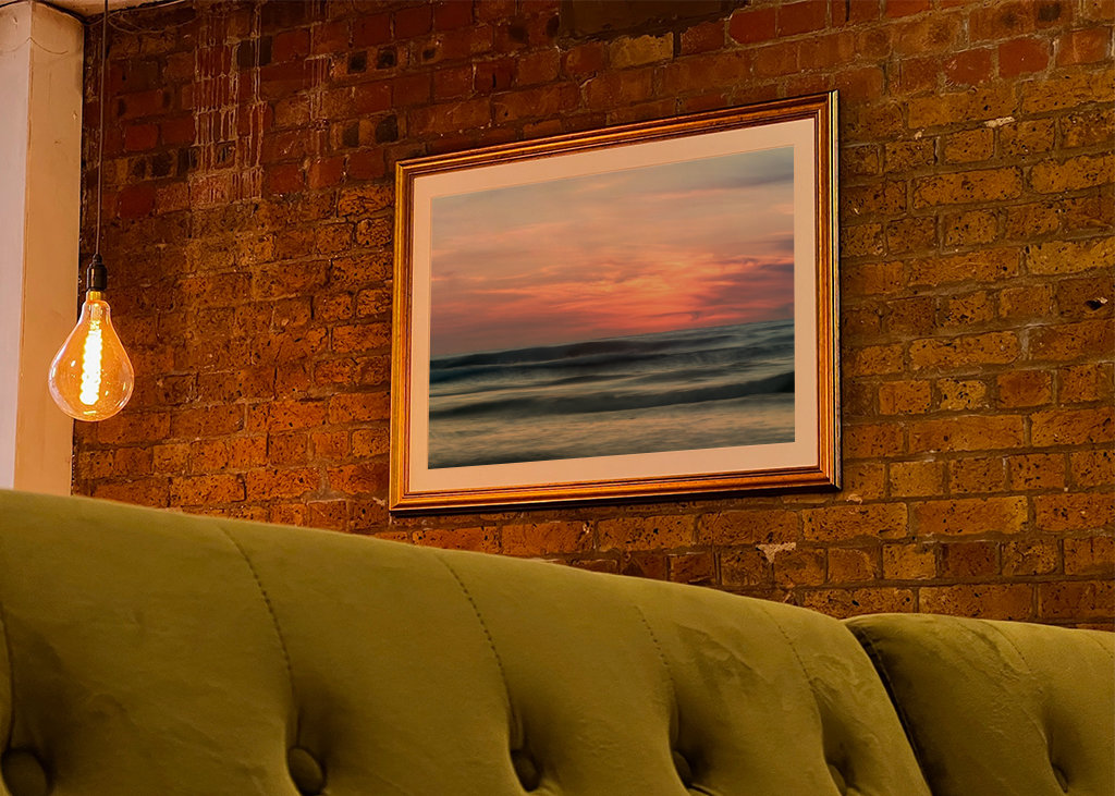 Seelandscape with sunset