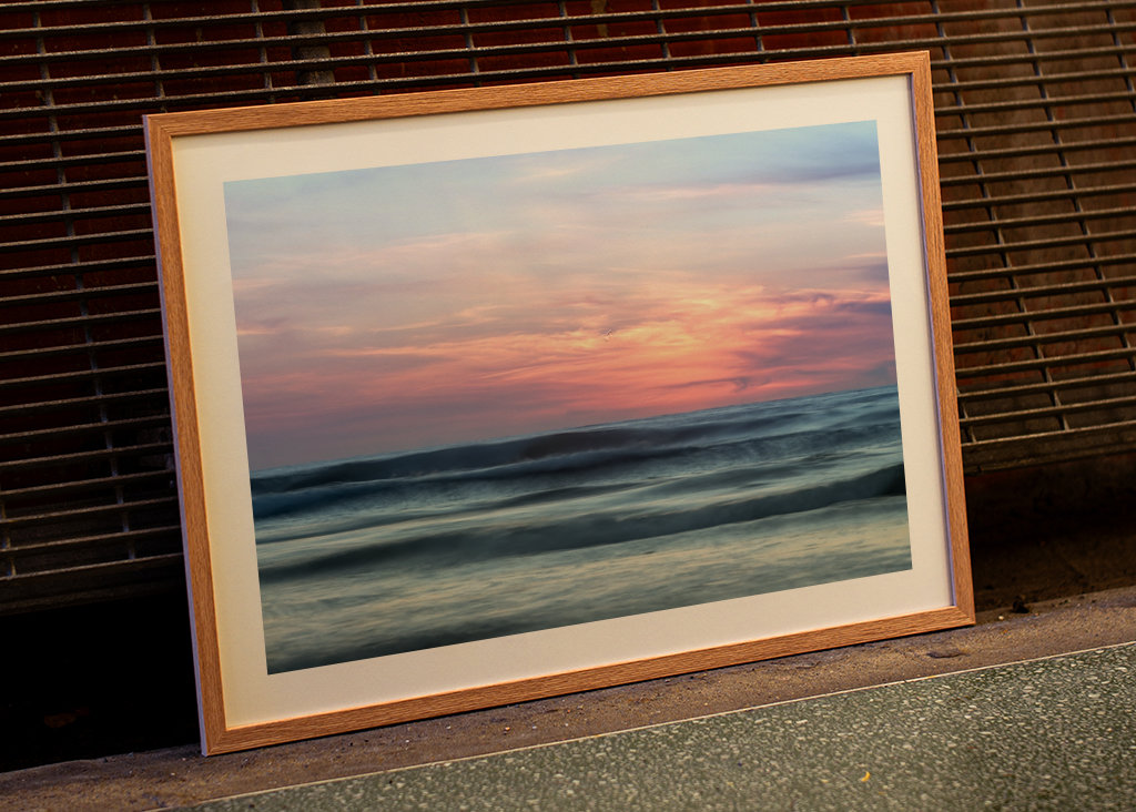 Seelandscape with sunset