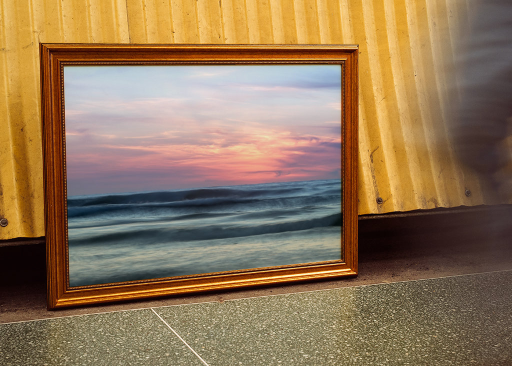 Seelandscape with sunset