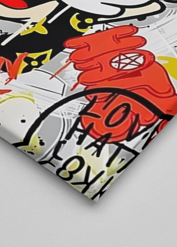 Graffiti legrační Mickey Mouse