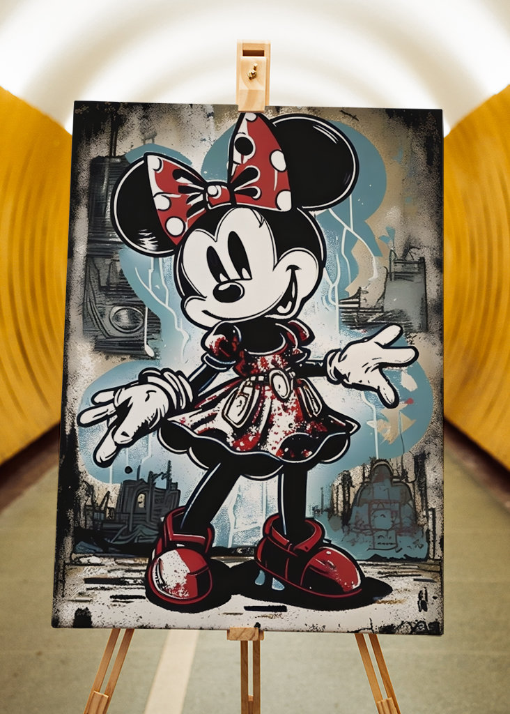 Super Minnie Mouse Pop Art