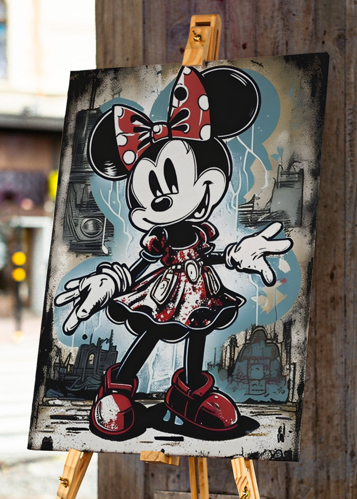 Super Minnie Mouse Pop Art